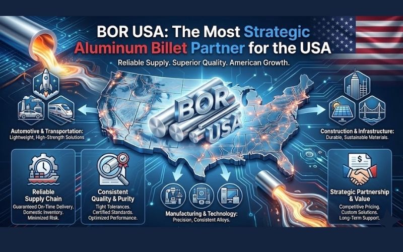 BOR USA The Most Strategic Aluminum Billet Partner for the USA
