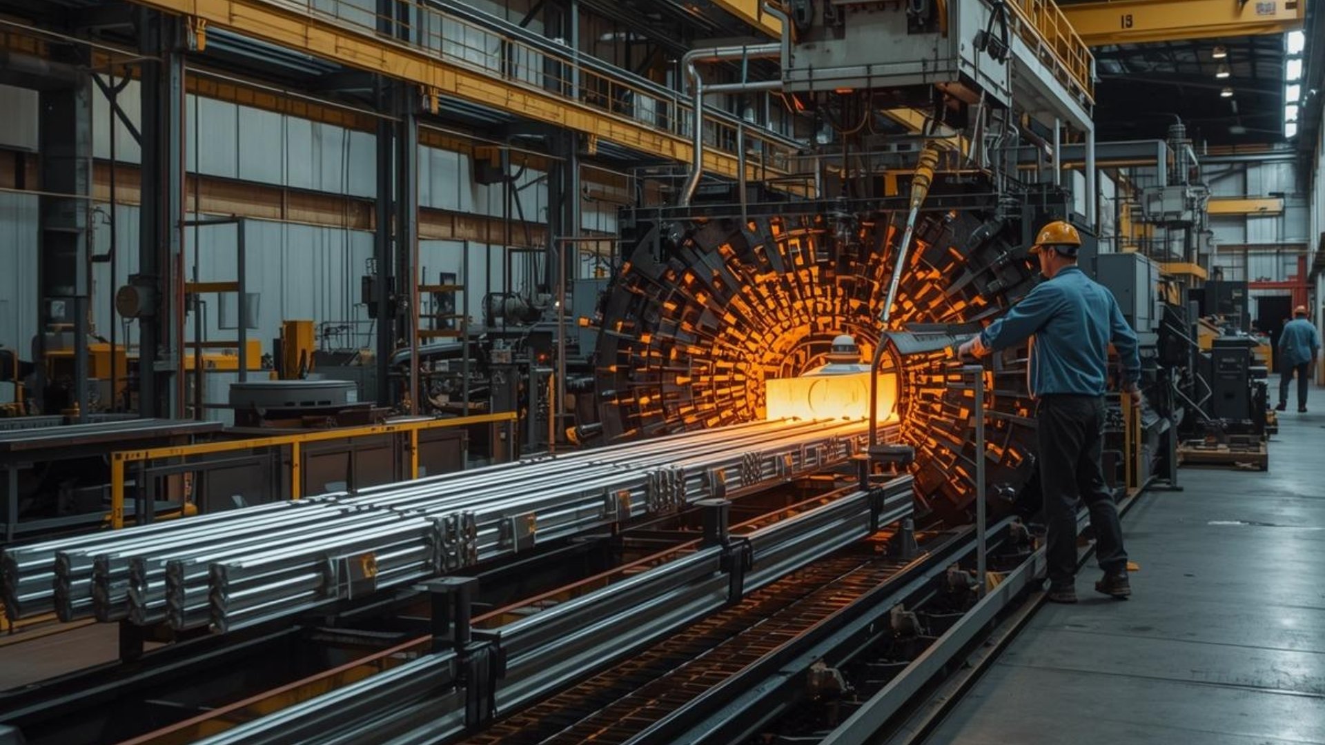 Fundición de palanquillas a medida para líneas de extrusión de aluminio