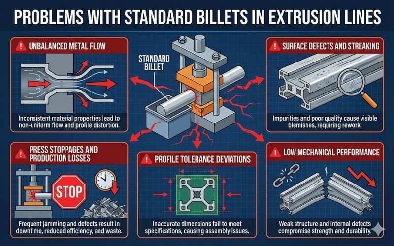 What Makes Custom Billet Casting Critical for Extrusion Performance