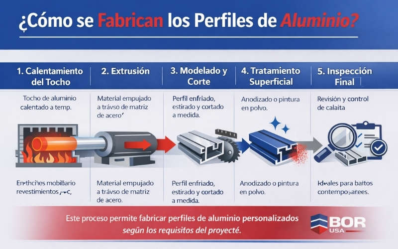 ¿Cómo se Fabrican los Perfiles de Aluminio