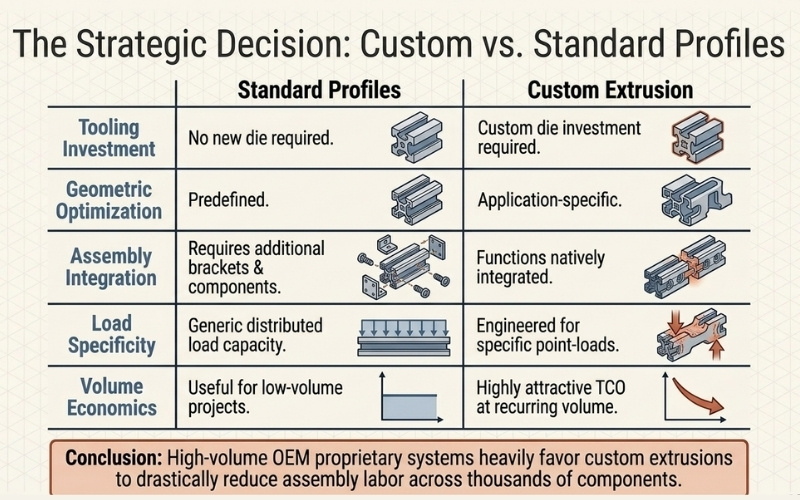 Custom vs. Standard Aluminum Profiles for Solar Mounting