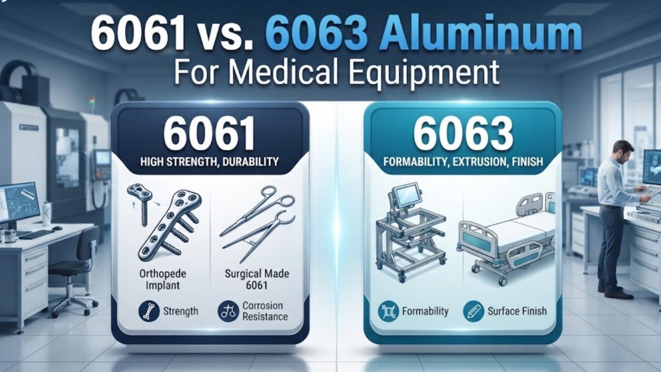 6061 vs. 6063 Aluminum for Medical Equipment