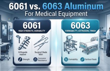 6061 vs. 6063 Aluminum for Medical Equipment