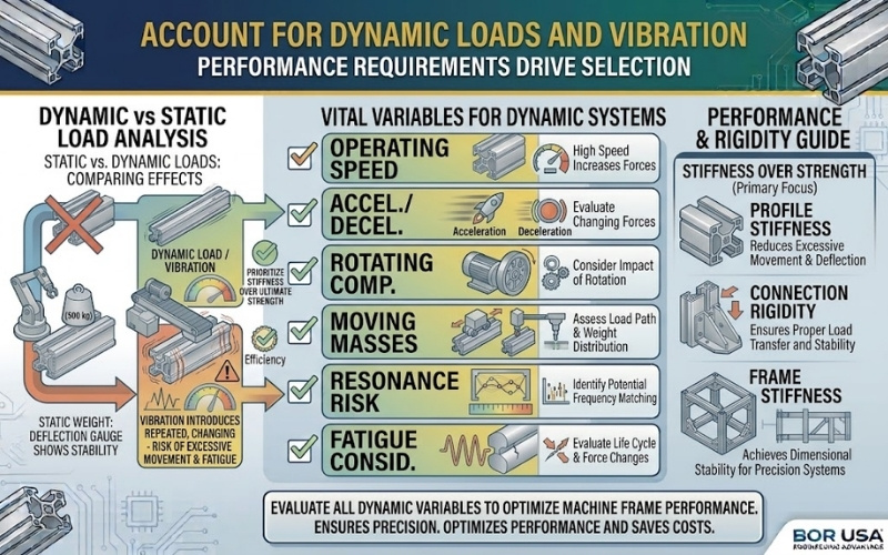 Account for Dynamic Loads and Vibration