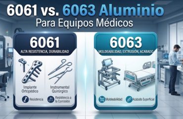 Aluminio 6061 vs. 6063 para Equipos Médicos ¿Qué Aleación Debe Elegir