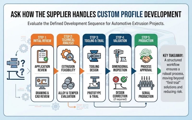Ask How the Supplier Handles Custom Profile Development