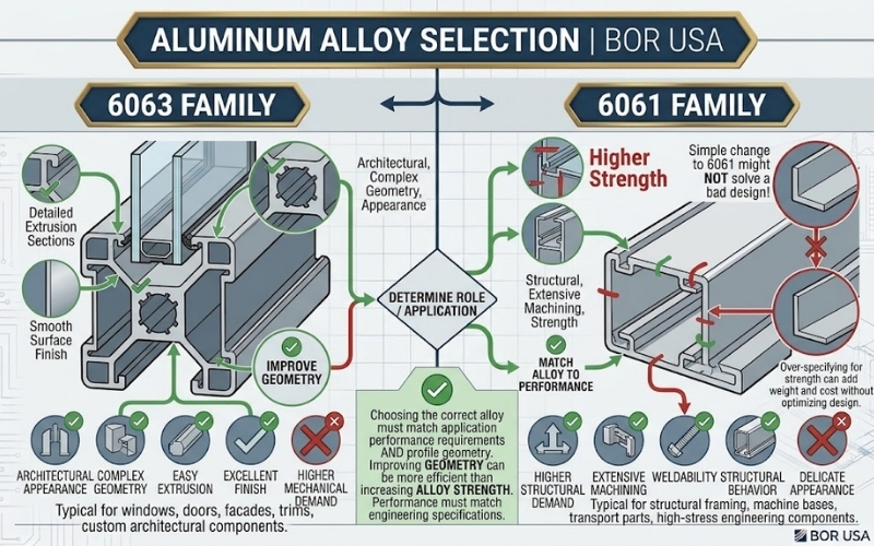 Choose the Aluminum Alloy Based on the Application