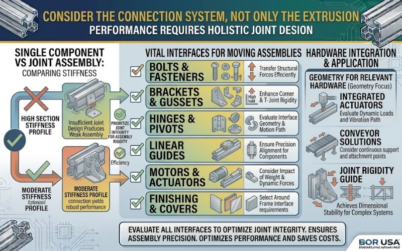 Consider the Connection System, Not Only the Extrusion