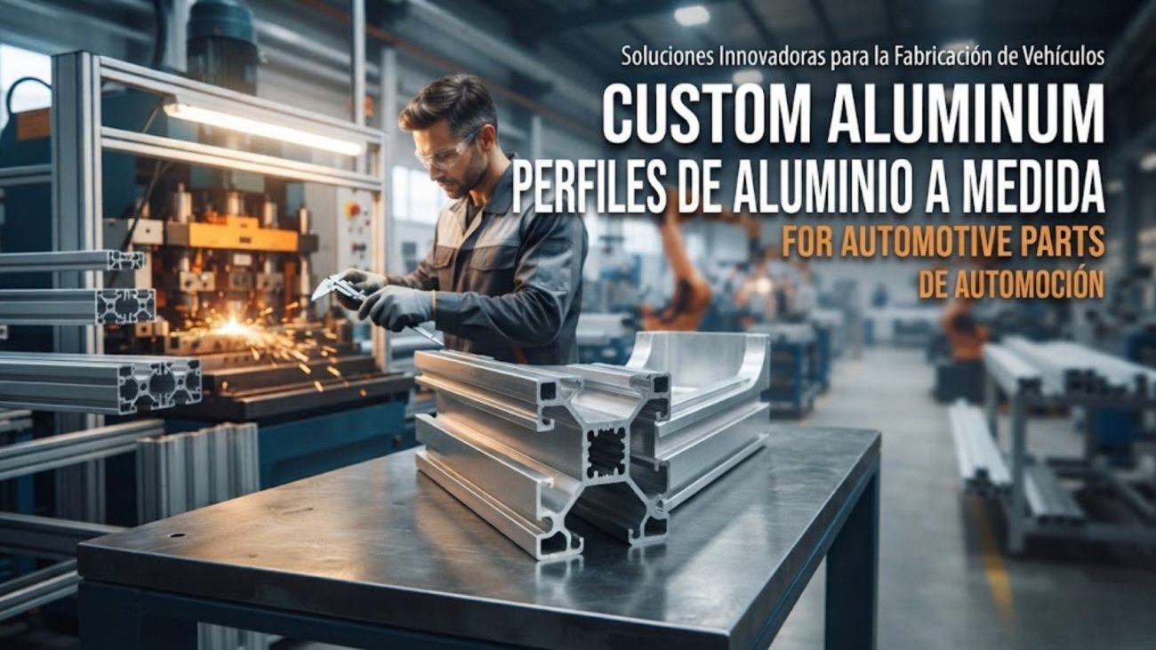 Extrusión de Aluminio Personalizada para Automoción