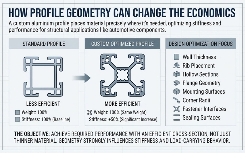 How Profile Geometry Can Change the Economics
