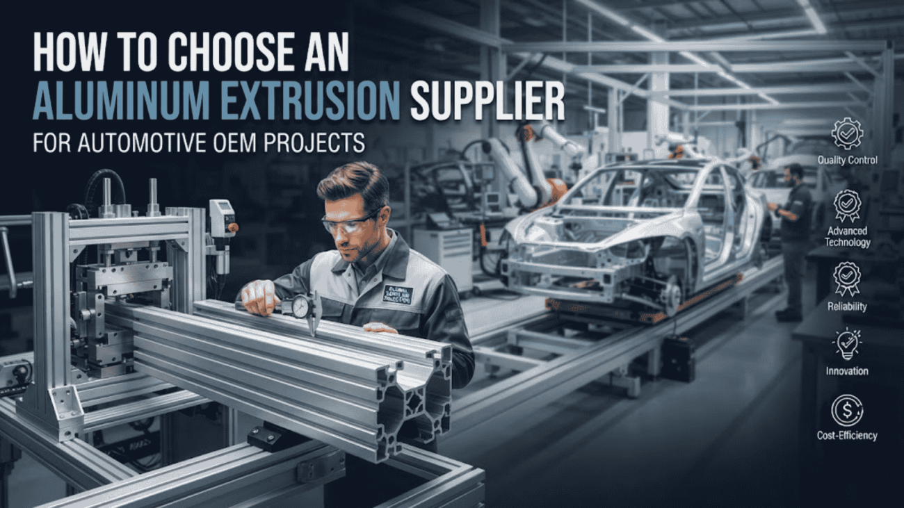 Aluminum Extrusion Supplier for Automotive OEM Projects