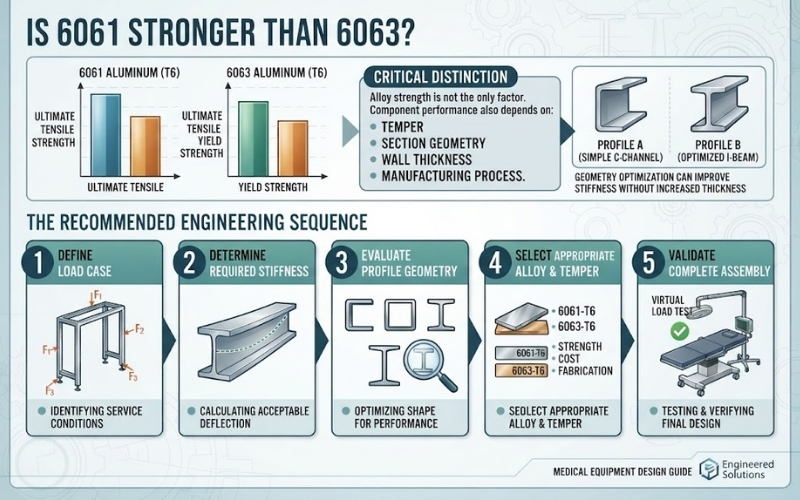 Is 6061 Stronger Than 6063