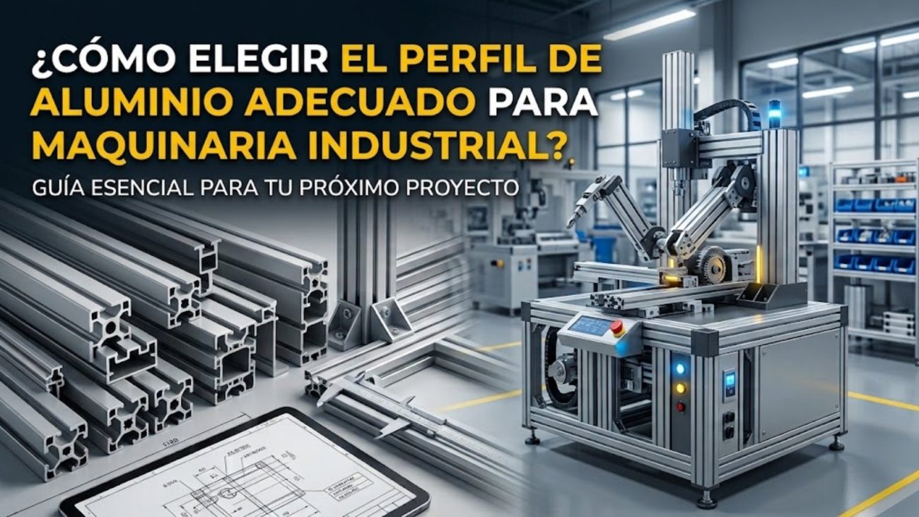 ¿Cómo Elegir el Perfil de Aluminio Adecuado para Maquinaria Industrial?